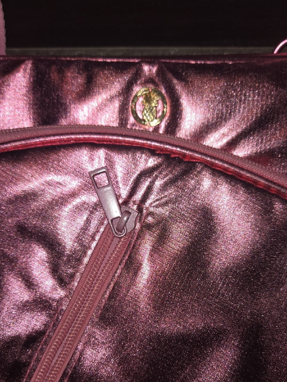 Simply Southern Metallic Pink Pickleball Travel Tote NWOT - Picture 3 of 7
